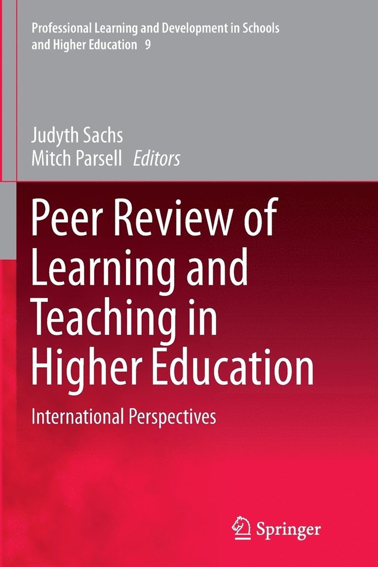 Peer Review of Learning and Teaching in Higher Education 1