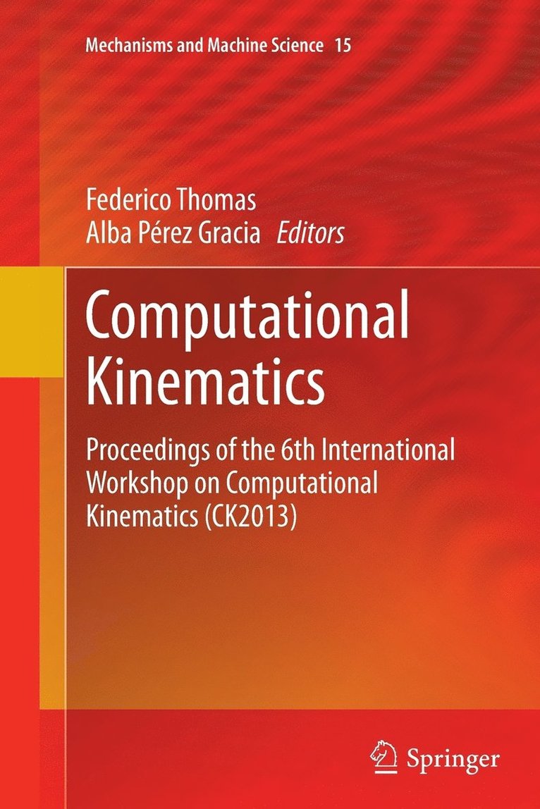 Federico Thomas, Alba Perez Gracia - Computational Kinematics, Häftad