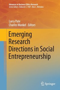 bokomslag Emerging Research Directions in Social Entrepreneurship