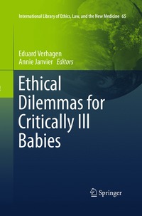 bokomslag Ethical Dilemmas for Critically Ill Babies