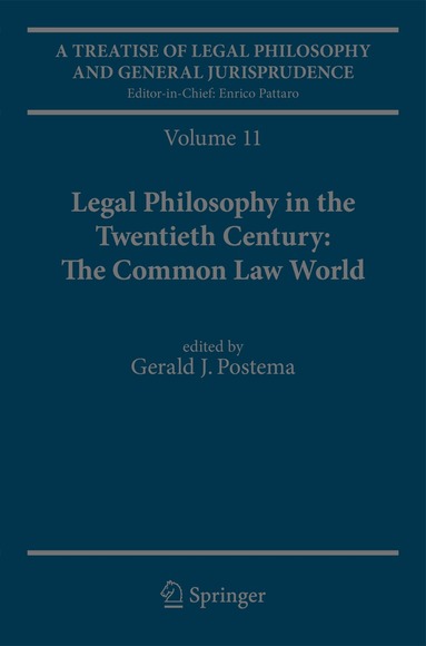 Gerald J. Postema - Treatise of Legal Philosophy and General Jurisprudence, Häftad