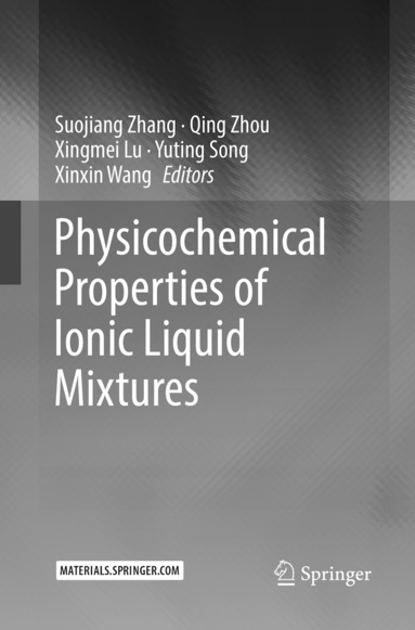 bokomslag Physicochemical Properties of Ionic Liquid Mixtures