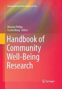 bokomslag Handbook of Community Well-Being Research