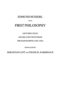 bokomslag First Philosophy