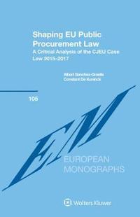 bokomslag Shaping EU Public Procurement Law