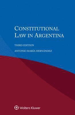 bokomslag Constitutional Law in Argentina