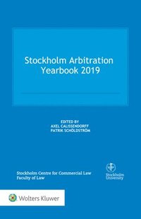 bokomslag Stockholm Arbitration Yearbook 2019