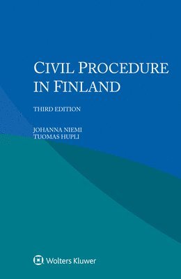 Johanna Niemi, Tuomas Hupli - Civil Procedure in Finland, Häftad