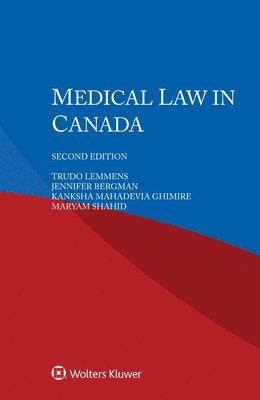 bokomslag Medical Law in Canada