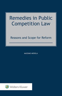 Remedies in Public Competition Law