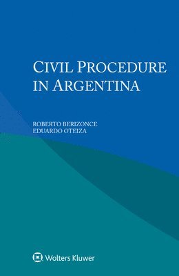 bokomslag Civil Procedure in Argentina