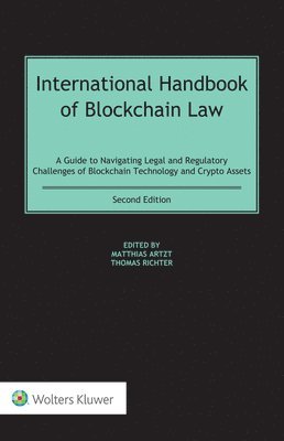 Artzt, Thomas Richter, Matthias Artzt - International Hbk of Blockchain Law, Inbunden