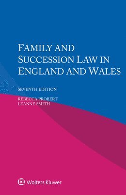 bokomslag Family and Succession Law in England and Wales