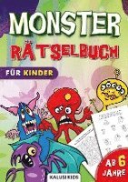 bokomslag Monster Rätselbuch für Kinder ab 6 Jahre