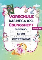 Vorschule Übungsheft - MEGA  XXL für Mädchen 1