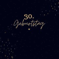 30. Geburtstag- Gästebuch Blanko 1