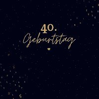 bokomslag 40. Geburtstag- Gästebuch Blanko