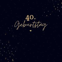 40. Geburtstag- Gästebuch Blanko 1