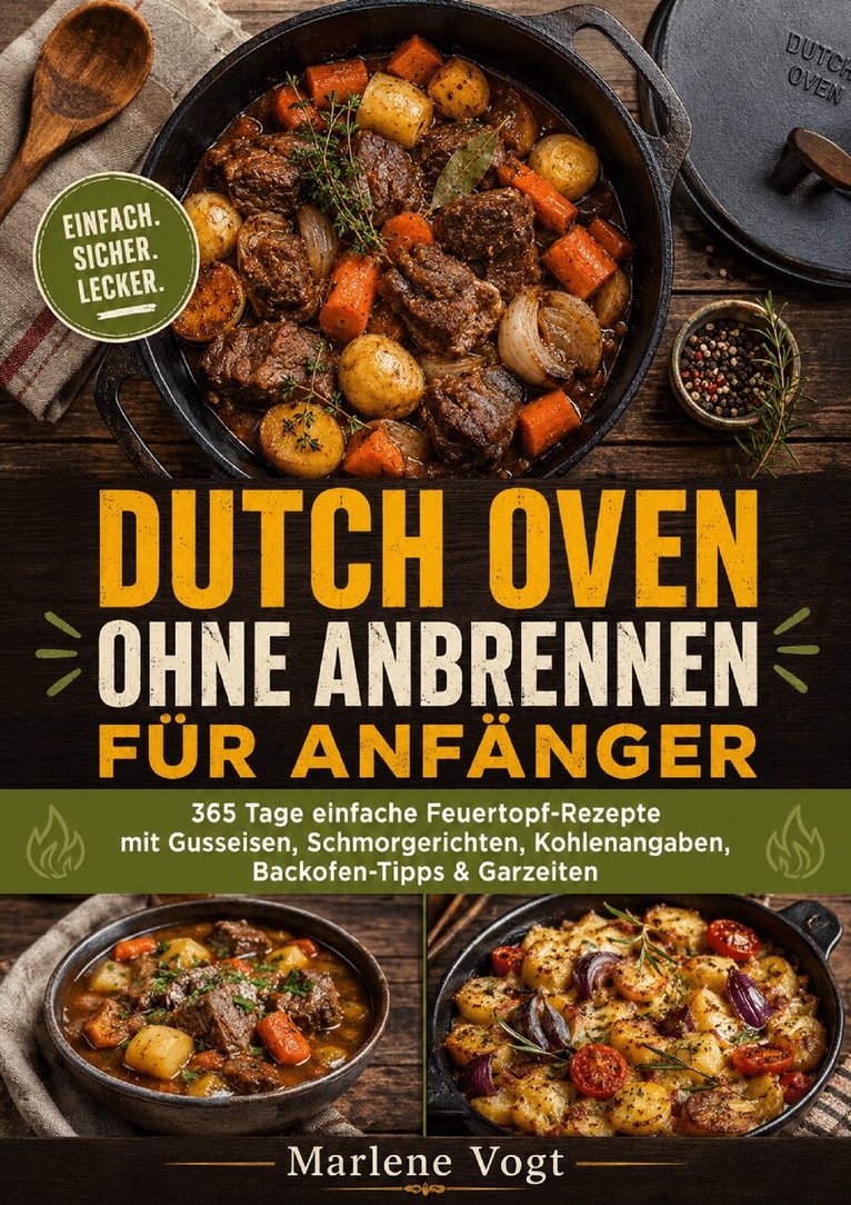 Marlene Vogt - Dutch Oven ohne Anbrennen für Anfänger, Häftad