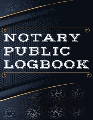 bokomslag Notary Public Log Book