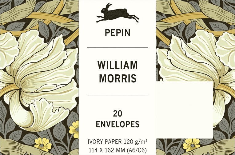 Kuvert C6 20st William Morris 1