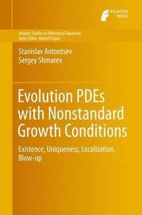 bokomslag Evolution PDEs with Nonstandard Growth Conditions