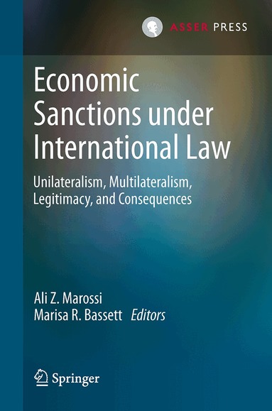 Ali Z. Marossi, Marisa R. Bassett - Economic Sanctions under International Law, Inbunden