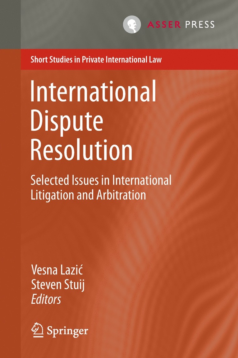 Vesna Lazić, Steven Stuij, Vesna Lazic - International Dispute Resolution, Inbunden