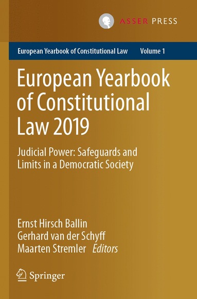 bokomslag European Yearbook of Constitutional Law 2019