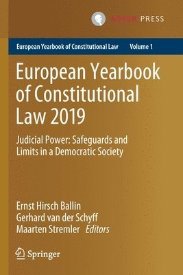 Ernst Hirsch Ballin, Gerhard van der Schyff, Maarten Stremler, Gerhard Van Der Schyff, Gerhard van der Schyff - European Yearbook of Constitutional Law 2019, Häftad
