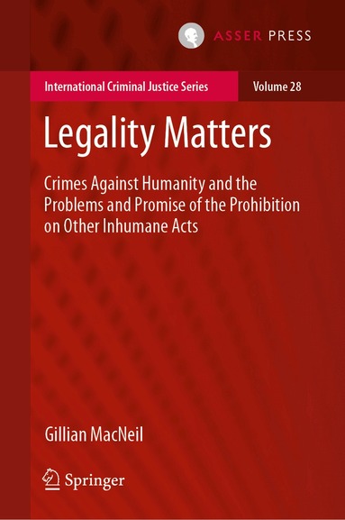 Gillian MacNeil - Legality Matters, Inbunden