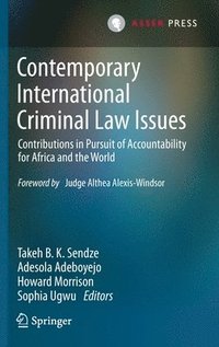 bokomslag Contemporary International Criminal Law Issues