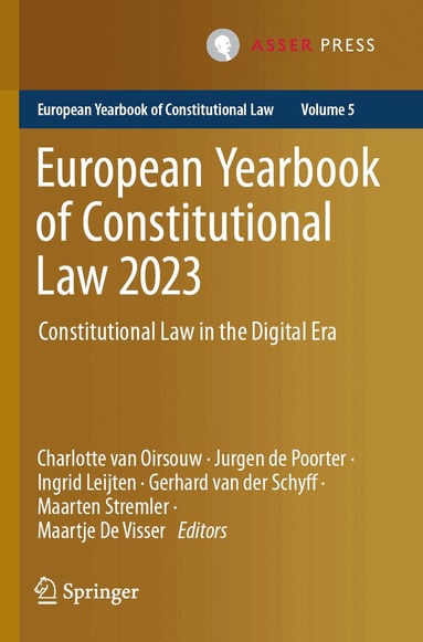 Charlotte van Oirsouw, Jurgen de Poorter, Ingrid Leijten, Gerhard van der Schyff, Maarten Stremler, Maartje De Visser - European Yearbook of Constitutional Law 2023, Häftad