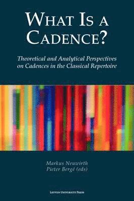 Markus Neuwirth, Pieter Berge, Pieter Bergé - What Is a Cadence?, Häftad