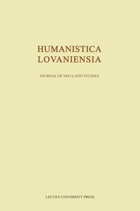bokomslag Humanistica Lovaniensia, Volume LXVI - 2017