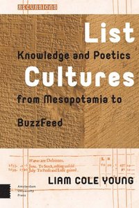 bokomslag List Cultures