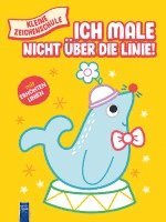 Kleine Zeichenschule - Ich male nicht über die Linie (gelb) 1