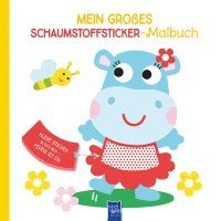bokomslag Mein großes Schaumstoffsticker-Malbuch - Nilpferd