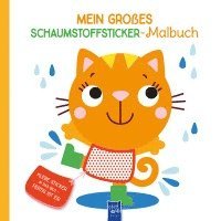 bokomslag Mein großes Schaumstoffsticker-Malbuch - Katze