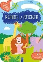 bokomslag Rubbel & Sticker - Tiere