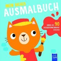 bokomslag Mein dickes Ausmalbuch (Cover blau - Katze)