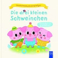 bokomslag Geschichtenbuch mit Spielfigur - Die drei kleinen Schweinchen