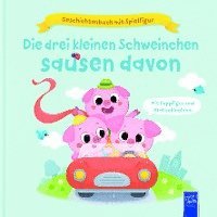 Geschichtenbuch mit Spielfigur - Die drei kleinen Schweinchen sausen davon 1