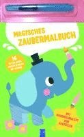 bokomslag Magisches Zaubermalbuch - Grün (Elefant)