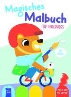 bokomslag Magisches Malbuch für unterwegs - Cover Bär