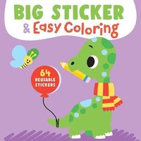 bokomslag Big Sticker & Easy Coloring (Dinosaur)