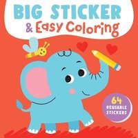 bokomslag Big Sticker & Easy Coloring (Elephant)