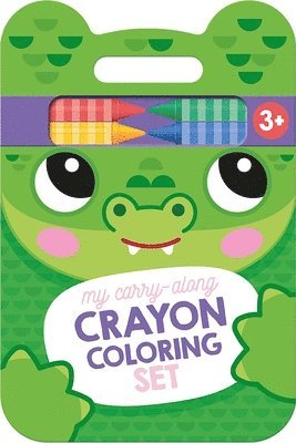 bokomslag My Carry-Along Crayon Coloring Set: Crocodile & Friends (Ages 3+)