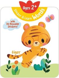 bokomslag Sticker & Learn Words (Ages 2+): With 30 Reusable Stickers