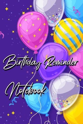 bokomslag Birthday Reminder Notebook